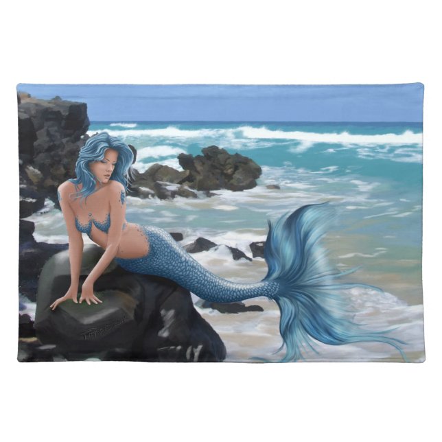 Blue Mermaid Placemats (Front)
