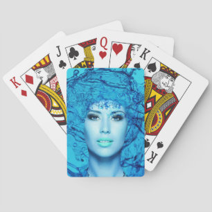 Blue Mermaid Poker Cards