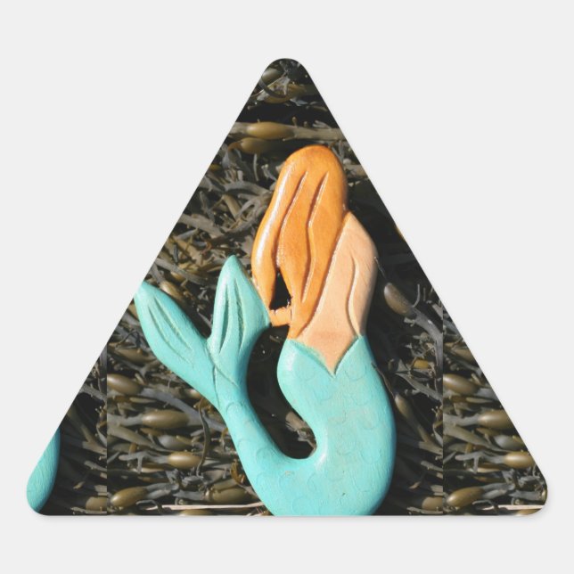 blue mermaid sticker (Front)