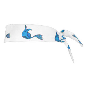 Blue Mermaid Tail headband