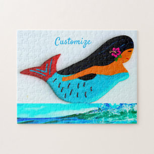 blue mermaid Thunder _Cove Jigsaw Puzzle