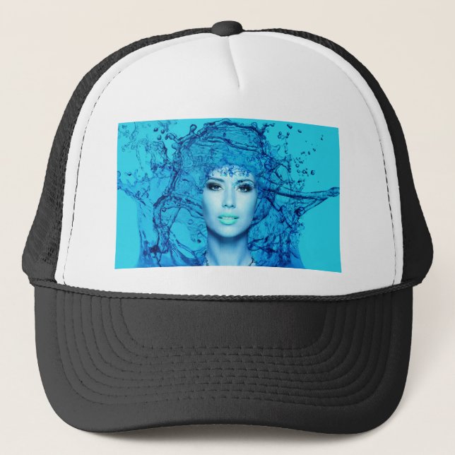 Blue Mermaid Trucker Hat (Front)