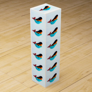 blue mermaids gift wine box