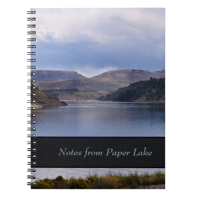 Blue Mesa Reservoir Colorado Personalized Notebook (Front)