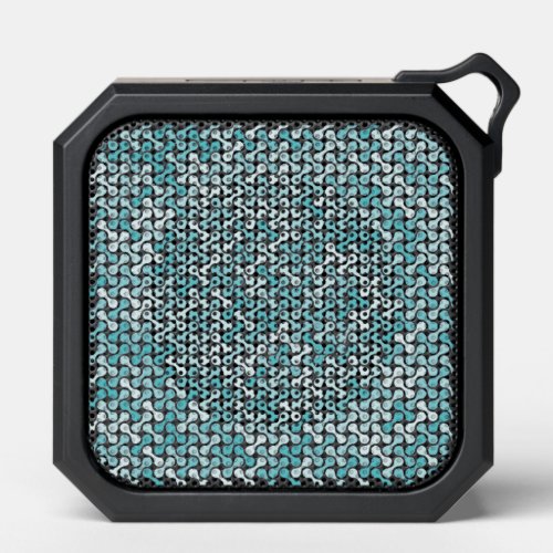 Blue metaball pattern bluetooth speaker