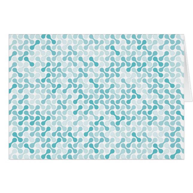 Blue metaball pattern cards (Front Horizontal)