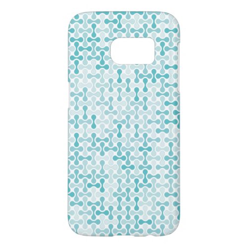 Blue metaball pattern samsung galaxy s7 case