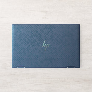 Blue metaball pattern HP laptop skin