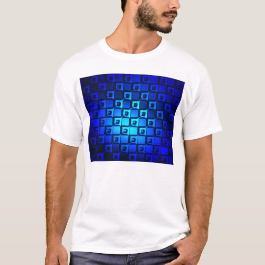 Blue Metallic Background T-Shirt