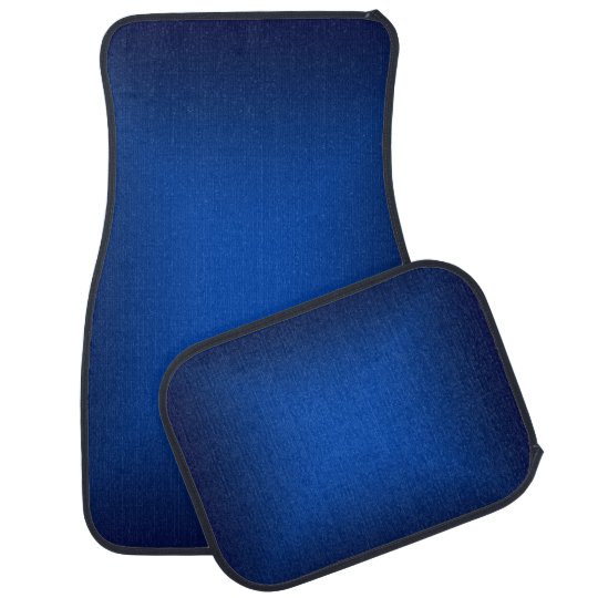 Blue Metallic Car Mats