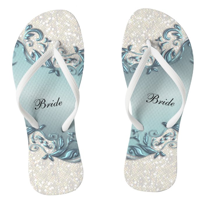 glitter flip flops for wedding