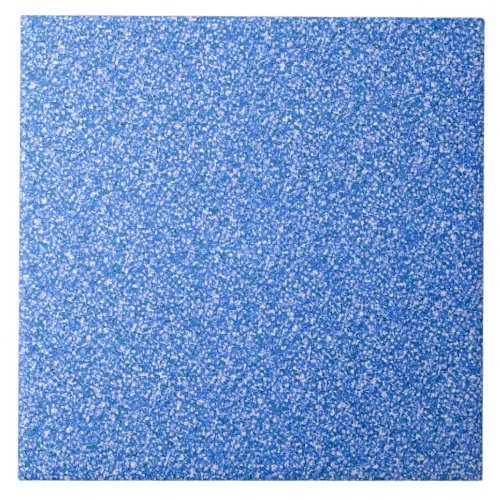 Blue metallic  glitter tile