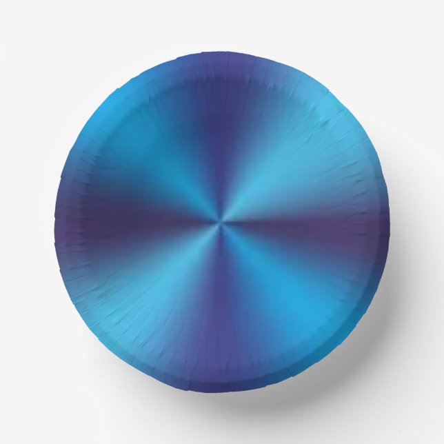 Blue Metallic Texture Design-47456 Paper Bowls (Front)