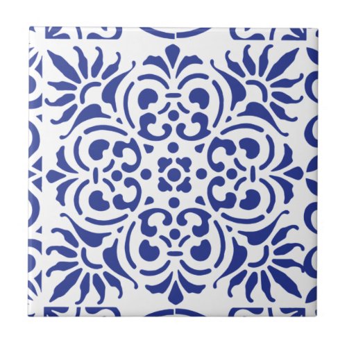 Blue Mexican Ceramic Tile
