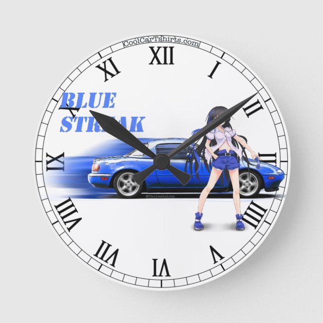 Blue Miata Clock (Front)