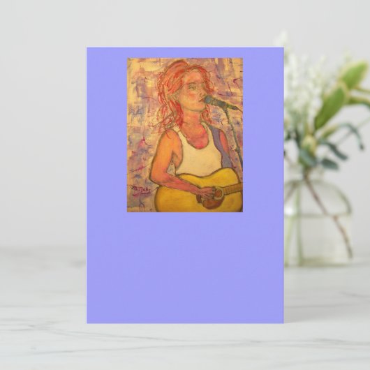 blue microphone songstress (Standing Front)