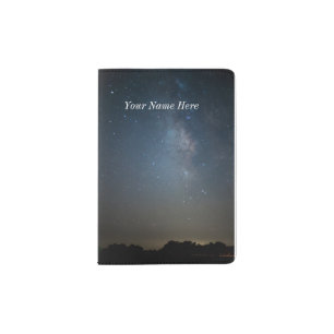 Blue Milky Way Over The Ozarks Passport Holder