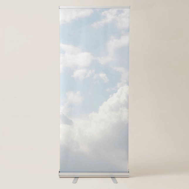 Blue Minimal Best Vertical Retractable Banner (Front)