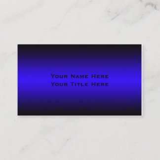 Blue Minimal Business Card