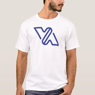 Blue Minimal Letter VA Classic T-Shirt