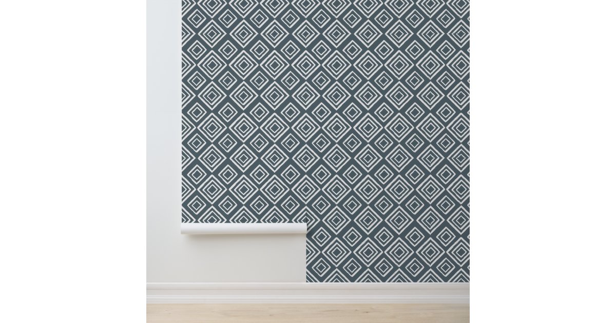 Pent Water Minimalist Geometric Pattern Wallpaper
