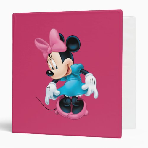 Blue Minnie  Curtseying Binder