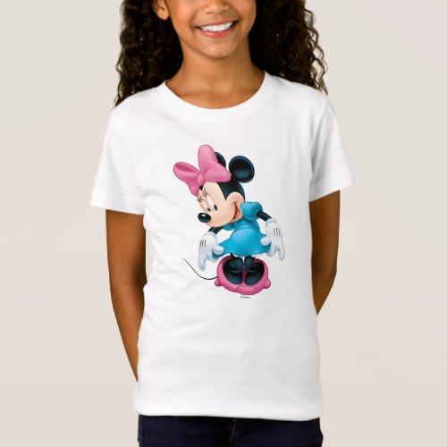 Blue Minnie  Curtseying T_Shirt