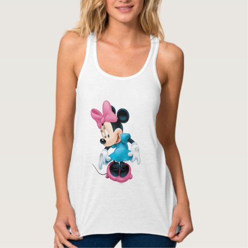 Blue Minnie  Curtseying Tank Top