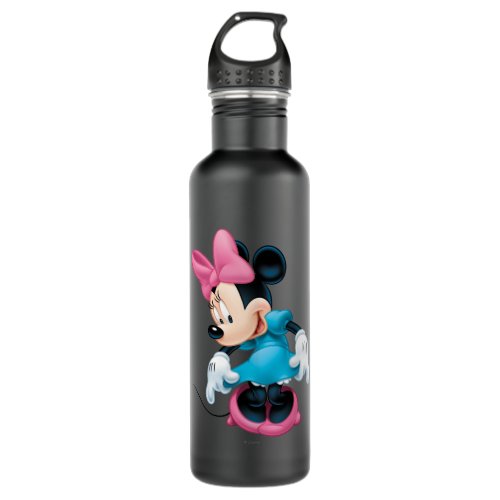 Blue Minnie  Curtseying Water Bottle