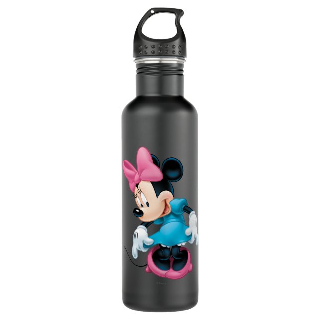 Blue Minnie | Curtseying Water Bottle (Front)