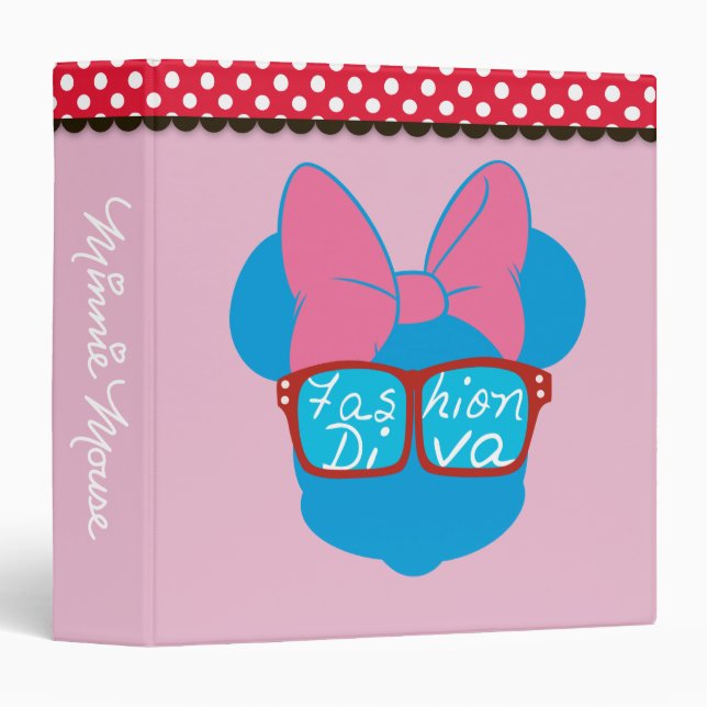 Blue Minnie | Diva Red Sunglasses Binder (Front/Spine)