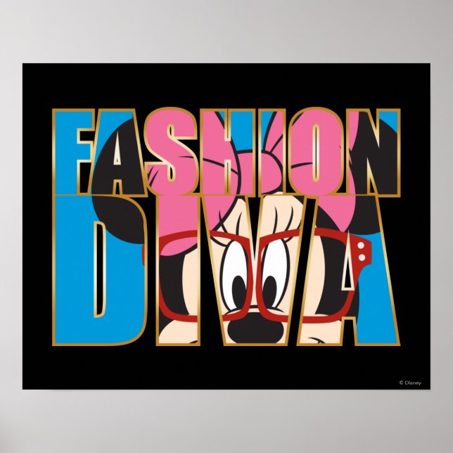 Blue Minnie | Fashion Diva Poster (Front)