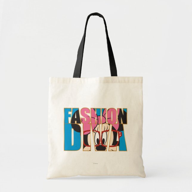 Blue Minnie | Fashion Diva Tote Bag (Front)