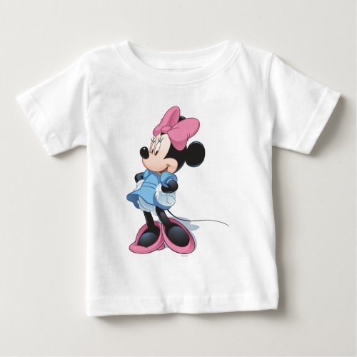 Blue Minnie  Hands on Hips Baby T_Shirt