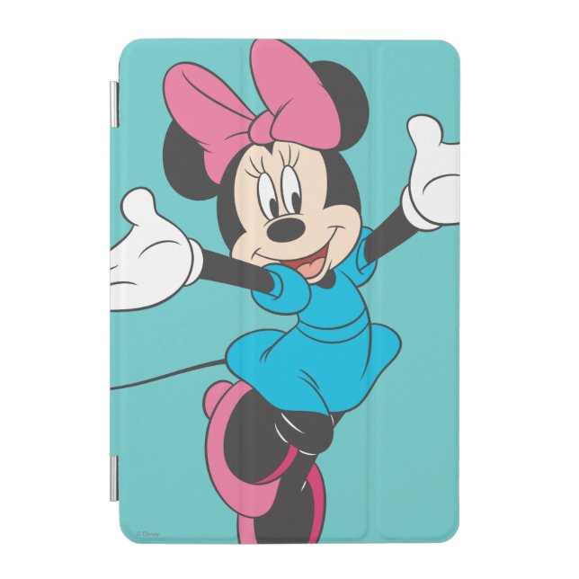 Blue Minnie | Jumping iPad Mini Cover (Front)