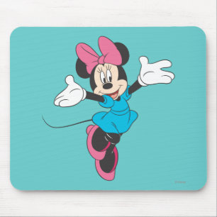 Blue Minnie   Jumping Mouse Pad