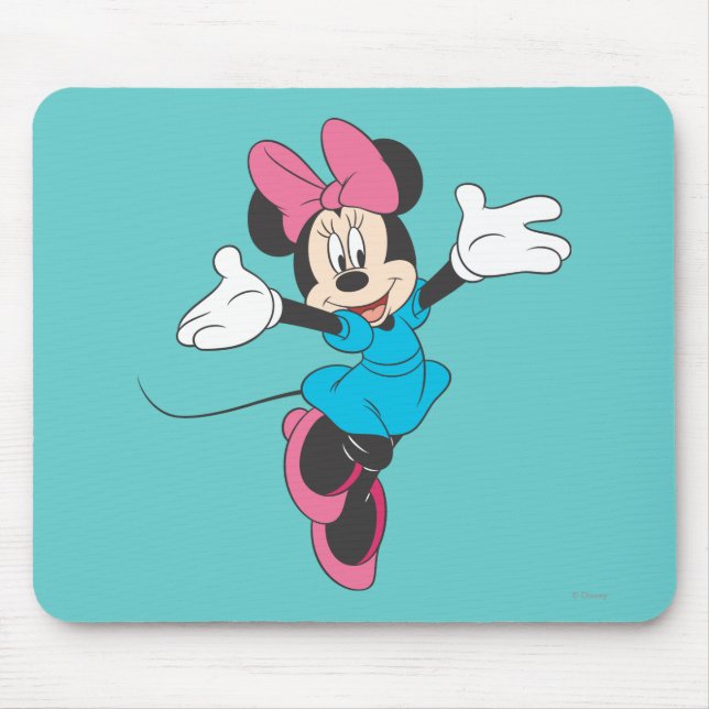 Blue Minnie | Jumping Mouse Pad (Front)