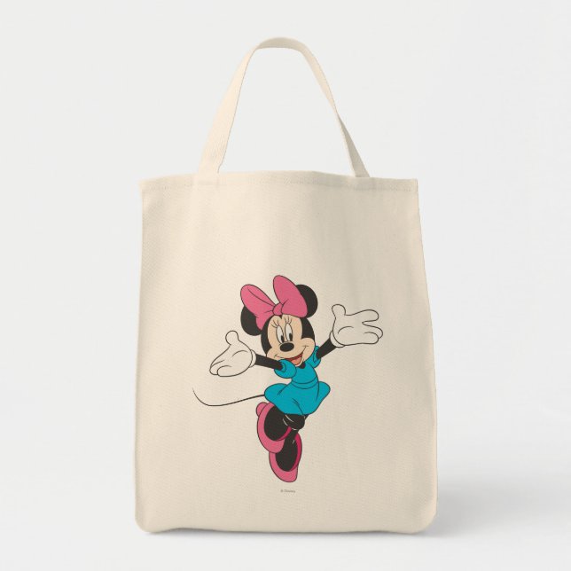 Blue Minnie | Jumping Tote Bag (Front)