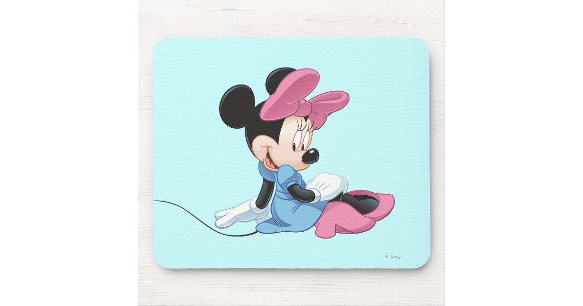 Blue Minnie | Sitting Mouse Pad | Zazzle