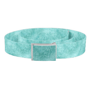 Blue Mint Sea Green Texture Belt