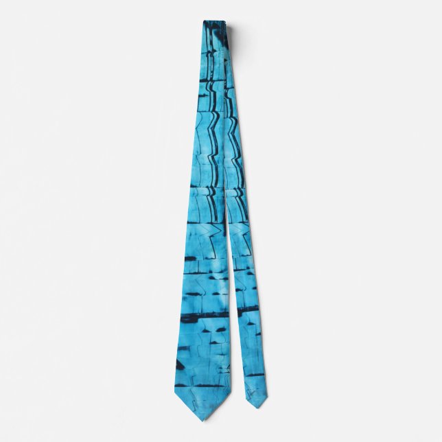 Blue Mirror Tie (Front)
