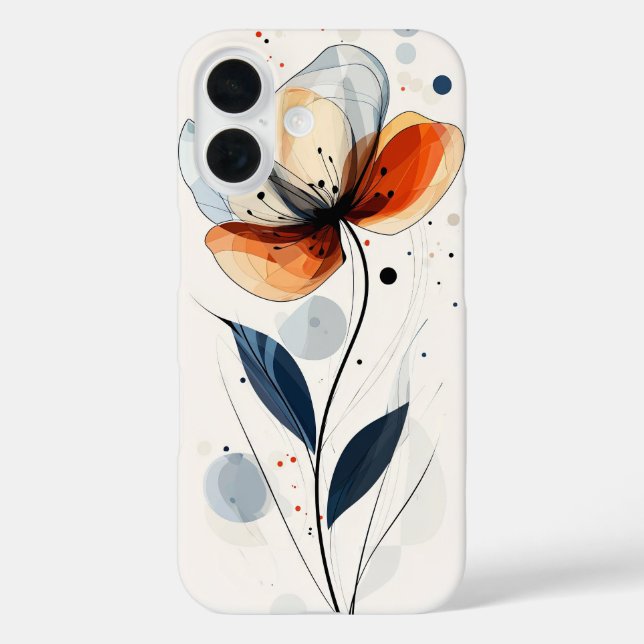 Blue Mist Blossom Case-Mate iPhone Case (Back)