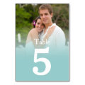 Navy Blue Silver Glitter Wedding Table Number | Zazzle