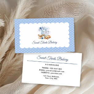 Blue Mixer Artisan Bakery Homemade Business Card