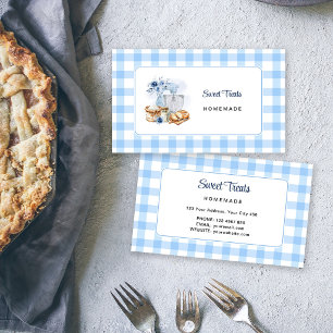 Blue Mixer Artisan Bakery Homemade Business Card