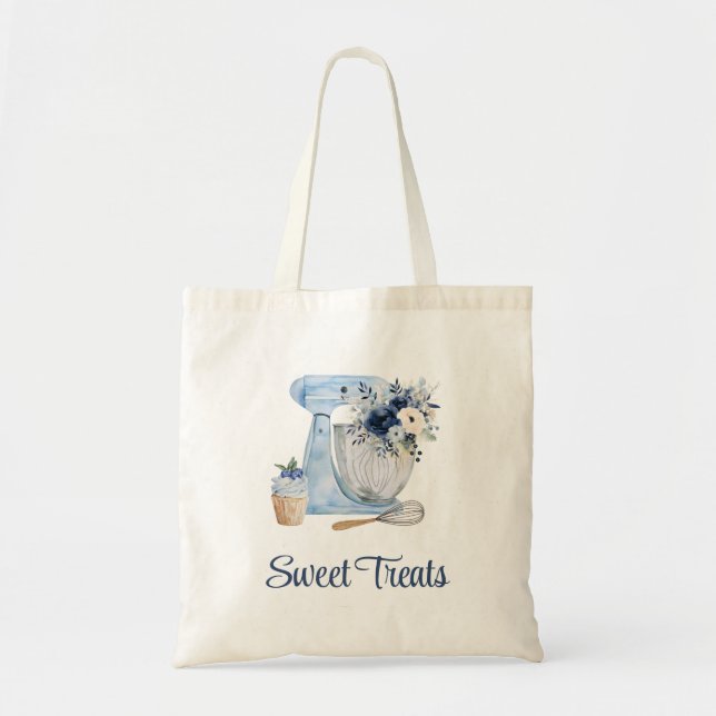 Blue Mixer Bakery  Tote Bag (Front)