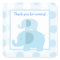 Blue Mod Elephants Square Envelope Seals 20