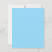 Blue Modern Elegant Plain Simple Professional Name (Back)