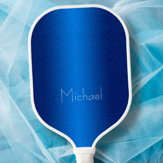 Blue Modern Elegant Typography Minimal Custom Name