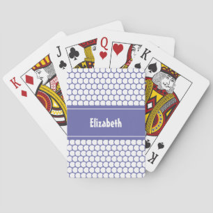 Blue Modern Games Deck Name Template Poker Cards